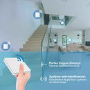 Kit interrupteur sans fil et sans pile - Bouton Double Allumage et Adaptateur douille à vis radio - OXYGEN 12 – E27