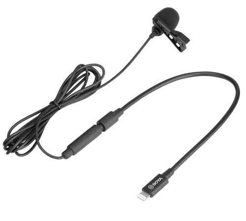 Microphone à pince BOYA BY-M2 6 m iOS