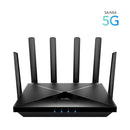Cudy P5 wireless router Gigabit Ethernet Dual-band (2.4 GHz / 5 GHz) 5G Black