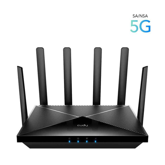 Cudy P5 wireless router Gigabit Ethernet Dual-band (2.4 GHz / 5 GHz) 5G Black