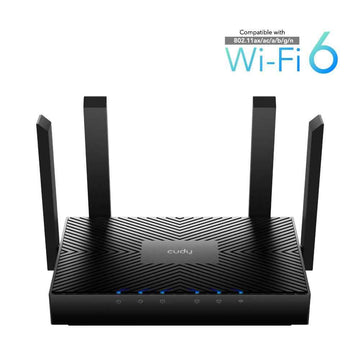 Cudy WR3000 wireless router Gigabit Ethernet Dual-band (2.4 GHz / 5 GHz) Black