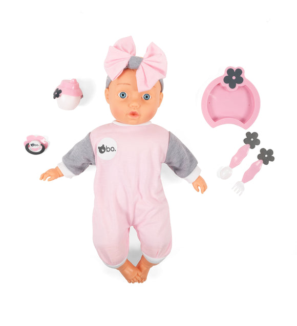 bo. Interactive baby doll Anna, 42 cm