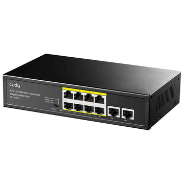 Commutateur réseau Cudy FS1010PG Fast Ethernet (10/100) Power over Ethernet (PoE) Noir