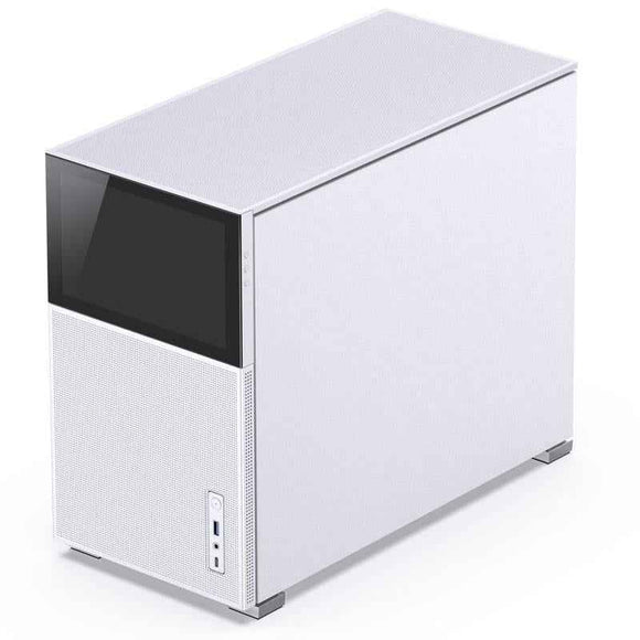 Boîtier Micro-ATX Jonsbo D31 MESH avec écran en verre trempé - blanc
