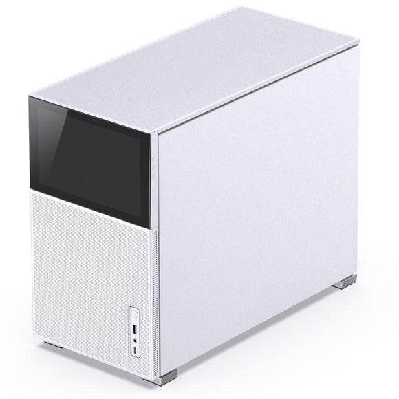 Boîtier Micro-ATX Jonsbo D31 MESH avec écran en verre trempé - blanc