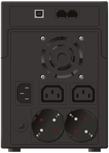 PowerWalker VI 2200 SHL Schuko uninterruptible power supply (UPS) Line-Interactive 2.2 kVA 1200 W 4 AC outlet(s) - 0
