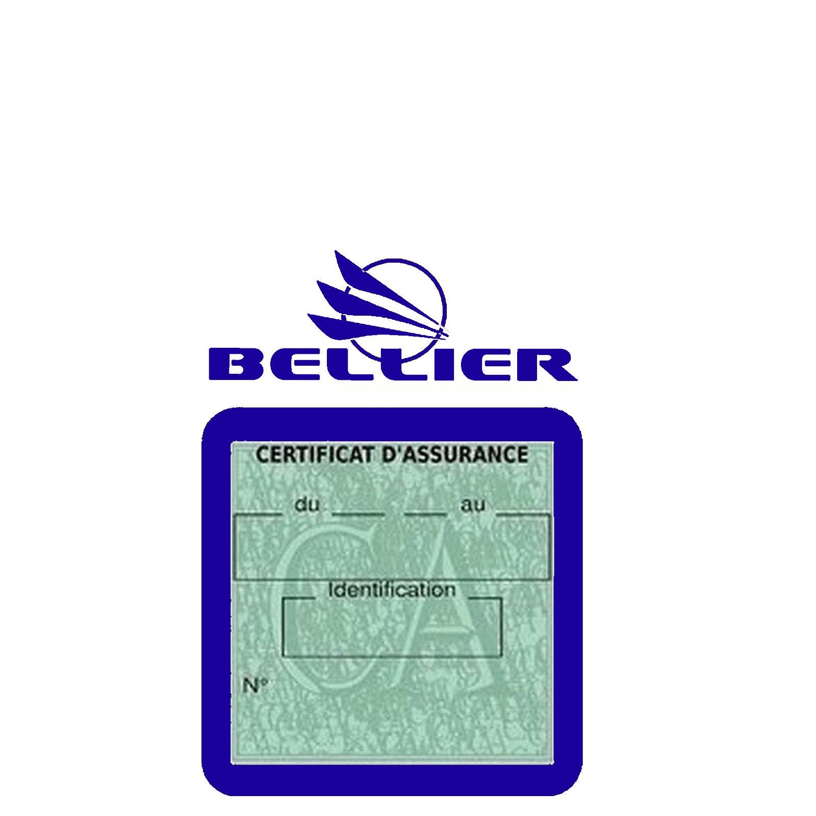 BELLIER VS133 Pochette assurance voiture sans permis clicktofournisseur.com