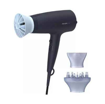 Philips | Hair Dryer | BHD360/20 | 2100 W | Number of temperature settings 6 | Ionic function | Diffuser nozzle | Black/Blue