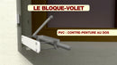 Bloque-volet blanc special pvc - Clicktofournisseur.com