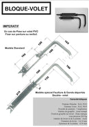 Bloque-volet grand modele noir - Clicktofournisseur.com