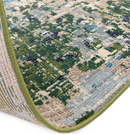 Tapis tissé plat moderne BOSCAGE