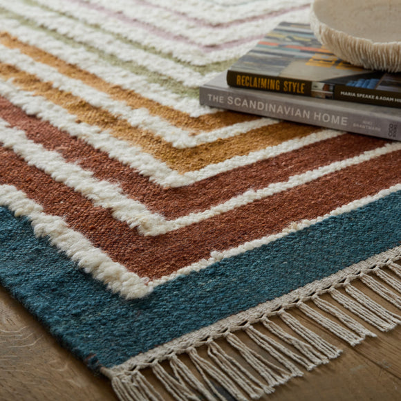 Tapis de salon et chambre pure laine ILLUSION