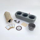 Kit potager urbain semi-hydroponique triple - gris