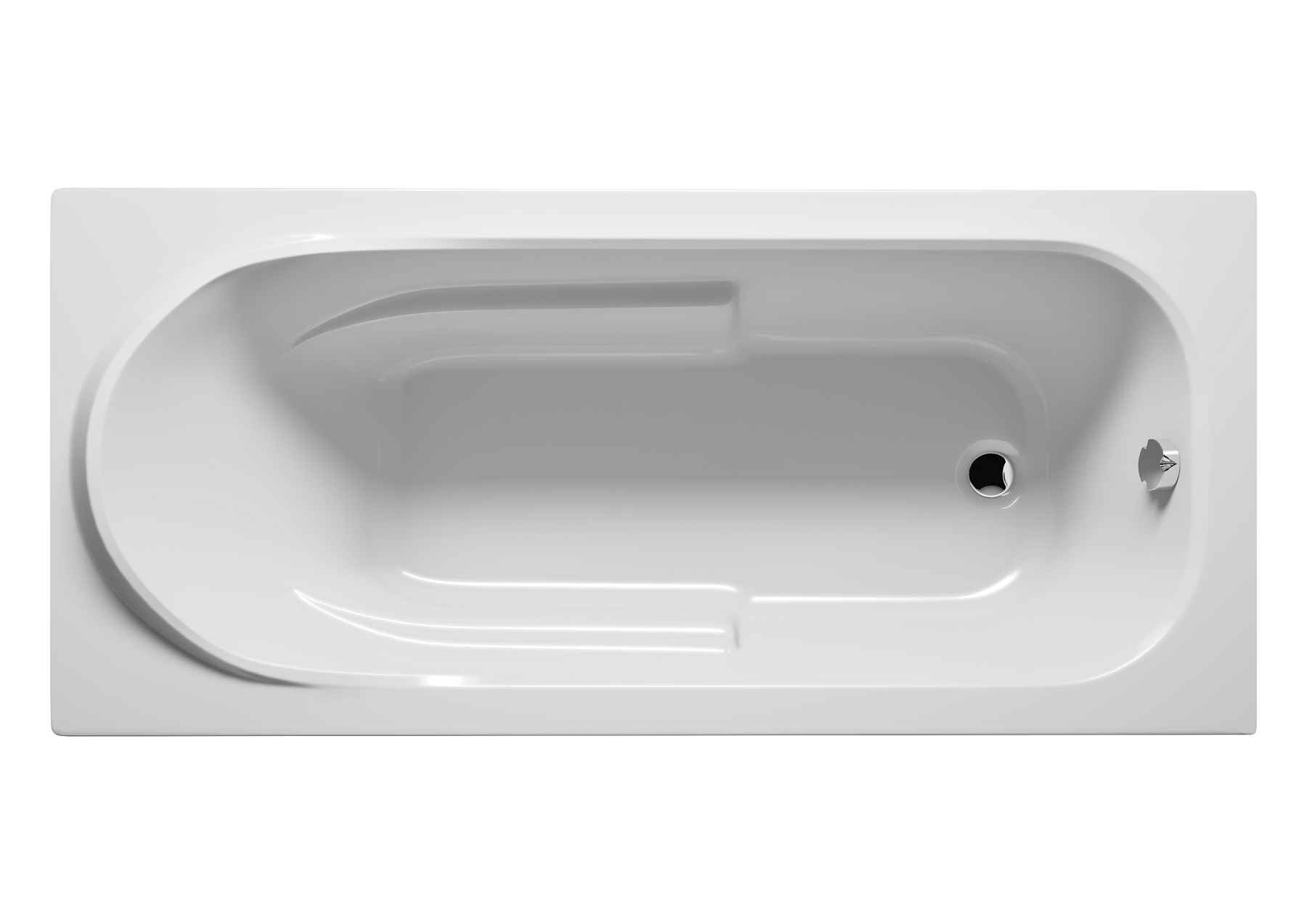 Baignoire acrylique riho columbia 150x75 cm - Clicktofournisseur.com