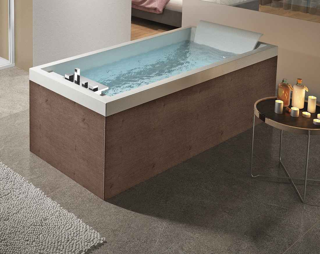 Baignoire balnéo NOVELLINI ELYSIUM SENSE 4 HYDRO PLUS avec appui-tête 170x70 cm en acrylique clicktofournisseur.com