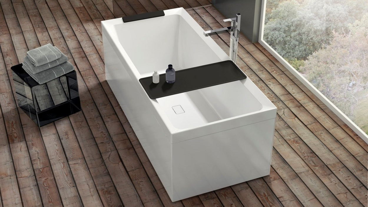 Baignoire rectangulaire novellini divina en acrylique 170x70 cm - Clicktofournisseur.com