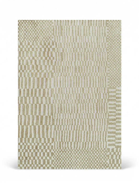 Tapis tissé plat moderne BERBER STRUCTURES