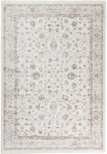 Tapis de salon style orient tissé plat JARBIN