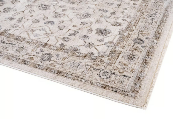 Tapis de salon style orient tissé plat JARBIN
