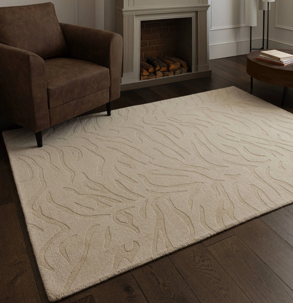 Tapis tissé plat moderne MILL