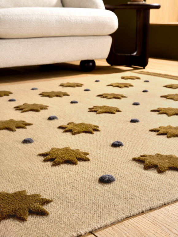 Tapis tissé plat style kilm en laine STARLIGHT