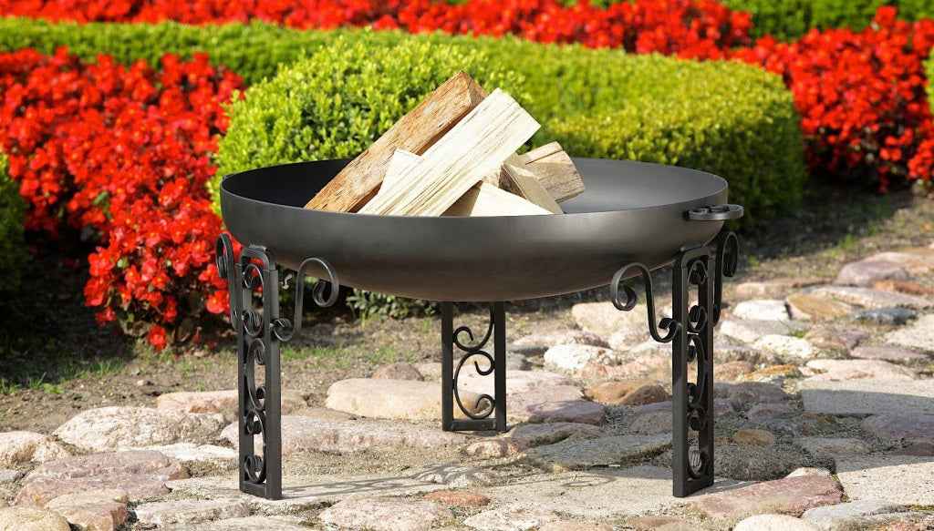Brasero fatana en acier noir ø: 60cm - Clicktofournisseur.com