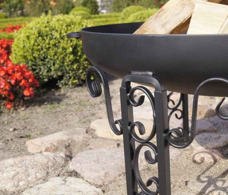 Brasero fatana en acier noir ø: 60cm - Clicktofournisseur.com