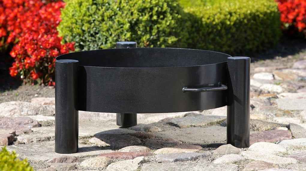 Brasero haiti au charbon - noir ø : 60cm 15kg h: 30cm l:68cm - Clicktofournisseur.com