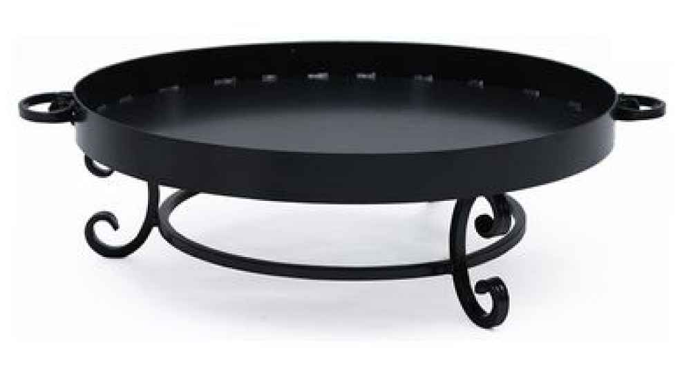 Brasero malta au charbon - noir ø : 60cm 9kg h: 20cm l: 66cm - Clicktofournisseur.com