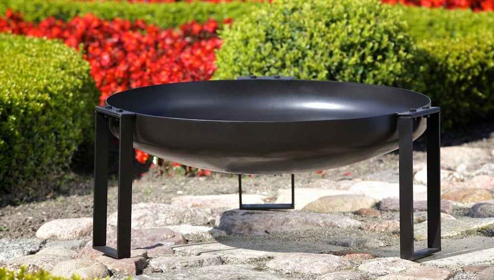 Brasero tana en acier noir ø: 70cm - Clicktofournisseur.com