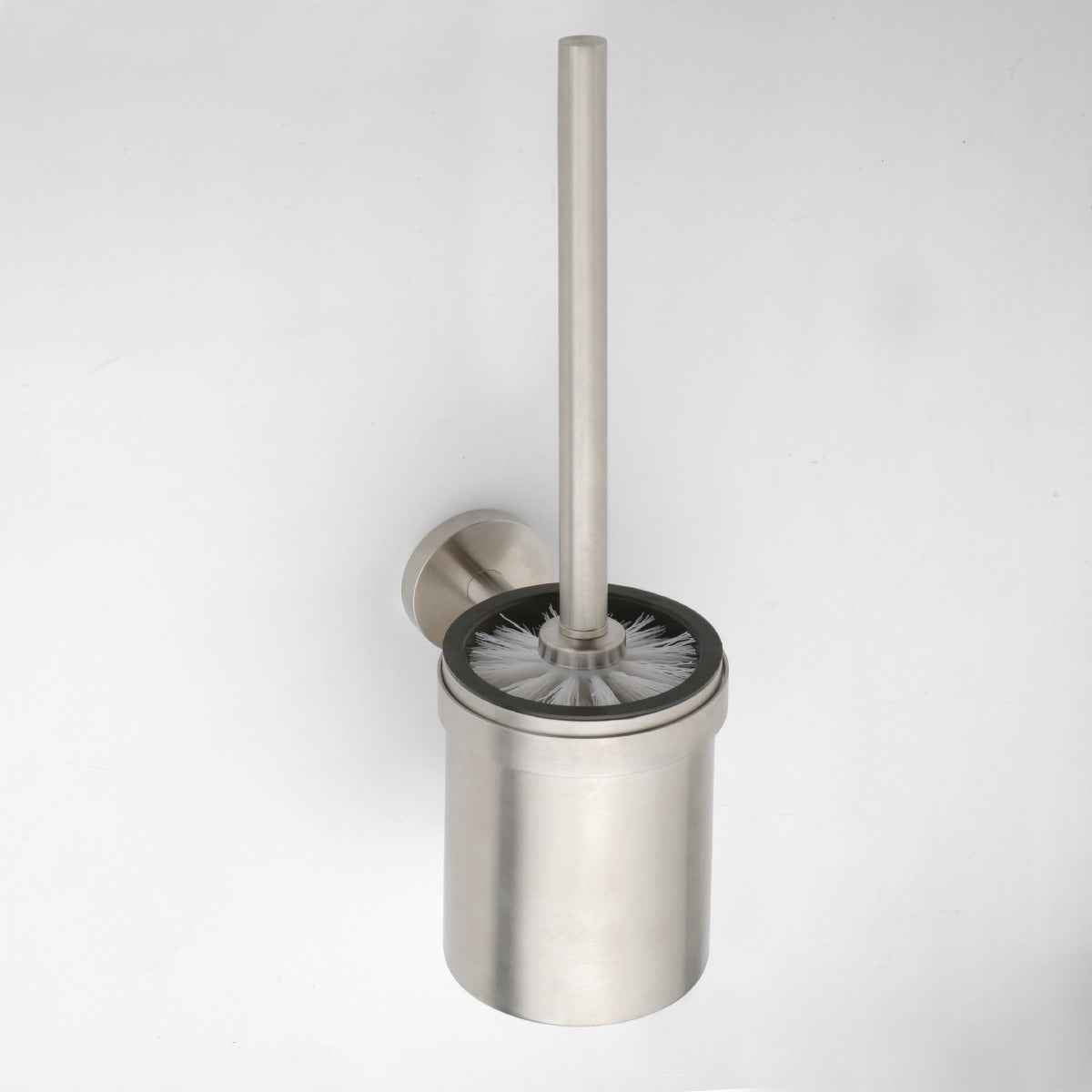 Brosse de toilette noire neo en acier inoxydable 34x135cmxø9cm - Clicktofournisseur.com