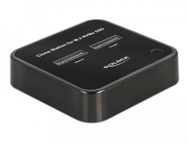 DeLOCK M.2 Docking Station for 2 x M.2 NVMe PCIe SSD with Clone function