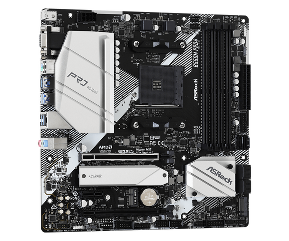 Asrock B550M Pro4 Socket AM4 micro ATX AMD B550