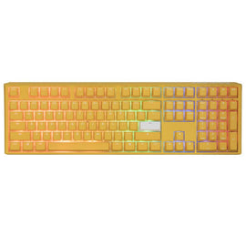 Clavier de jeu ducky one 3 usb qwerty anglais jaune