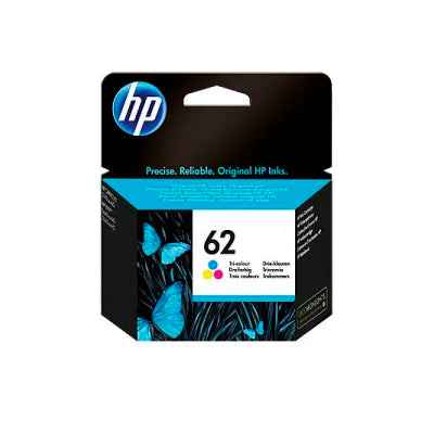 Cartouche d'encre d'origine HP 62 C2P06AE UUS tricolore capacité standard, 1 paquet