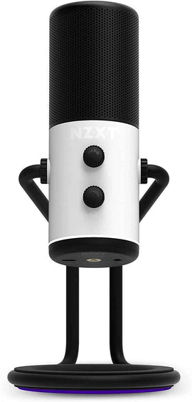 NZXT AP-WUMIC-W1 | Cardioid USB Microphone | 24-bit/96kHz | Table | White