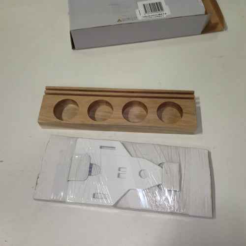 Retour client Ecost Roues Objet lumineux City Bois d'acacia et porcelaine de haute qualité Te