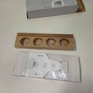 Retour client Ecost Roues Objet lumineux City Bois d'acacia et porcelaine de haute qualité Te