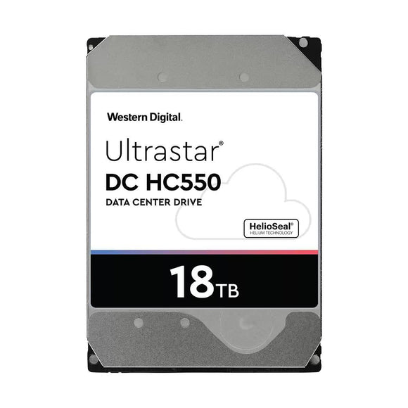 HDD|WESTERN DIGITAL ULTRASTAR|Ultrastar DC HC550|WUH721818ALE6L4|18TB|SATA 3.0|512 MB|7200 rpm|3,5"|0F38459