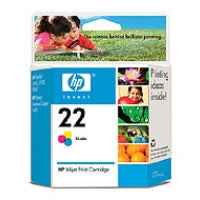 HP 22 original ink cartridge tri-colour