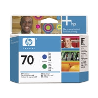 HP 70 original printhead C9408A blue and green