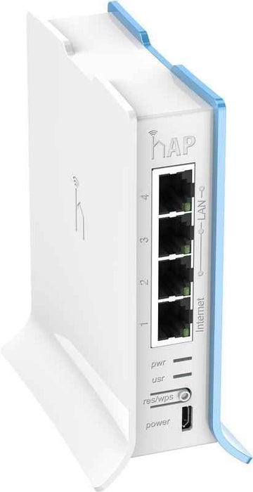 MikroTik | Access Point | RB941-2nD-TC hAP Lite | 802.11n | 2.4GHz | 10/100 Mbit/s | Ethernet LAN (RJ-45) ports 4 | MU-MiMO Yes | no PoE