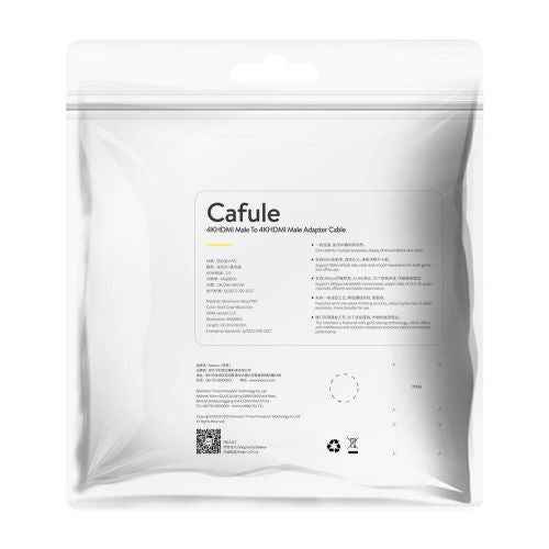 Câble vidéo Baseus Cafule 4KHDMI mâle vers 4KHDMI mâle 2 m Noir (CADKLF-F01)