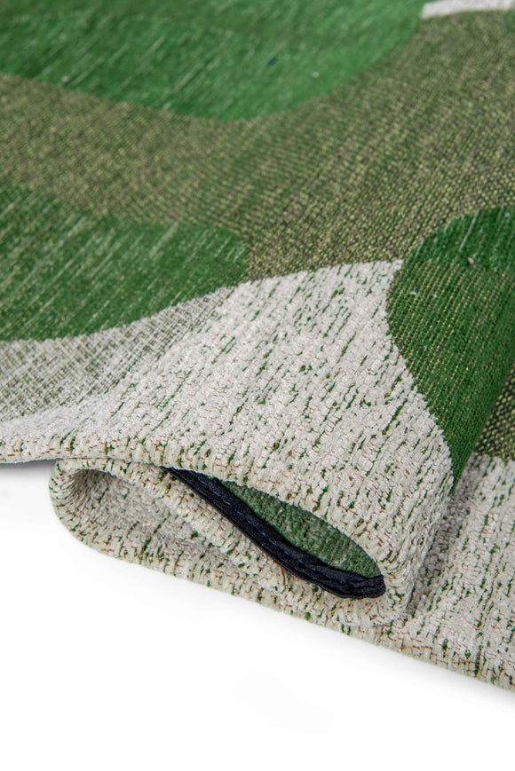 Tapis de salon moderne tissé plat BLACK SPICE