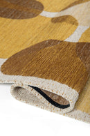 Tapis de salon moderne tissé plat BLACK SPICE