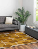 Tapis de salon moderne tissé plat BLACK SPICE