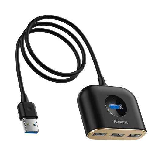 Baseus Square Round USB Adapter USB 3.0 / 3x USB 2.0 / 1m