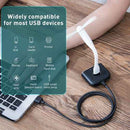 Baseus Square Round USB Adapter USB 3.0 / 3x USB 2.0 / 1m