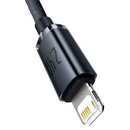 Baseus Lightning Crystal Shine Cable Series Fast Charging Data Cable 2.4A 2m Black (CAJY000101)