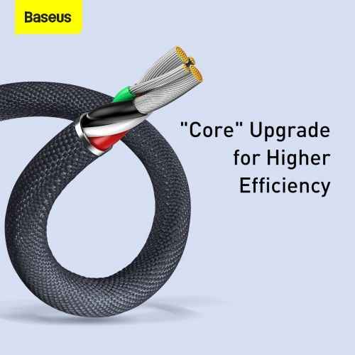 Baseus Lightning Crystal Shine Cable Series Fast Charging Data Cable 2.4A 2m Black (CAJY000101)